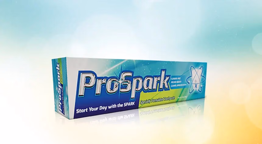 ابتسامتك أجمل مع معجون اسنان ProSpark