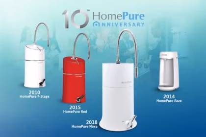 كيونت تحتفل بمرور 10 سنوات على منتجات فلتر مياه HomePure