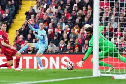 ملخص التعادل المثير بين السيتي وليفربول على ملعب أنفيلد بالدوري الممتاز