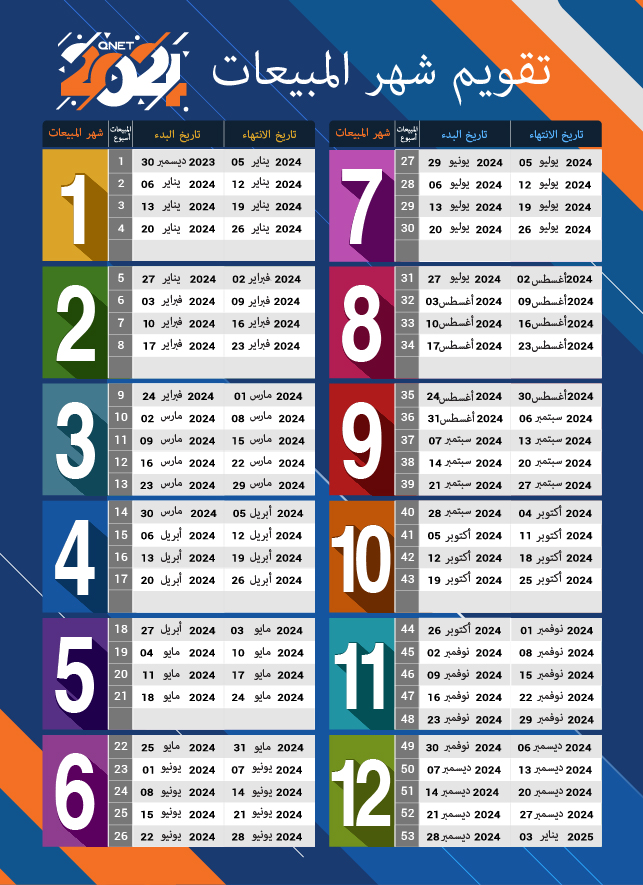 تقويم مبيعات QNET لعام 2024 موجود هنا 2 SALE Calendar 2024 AR