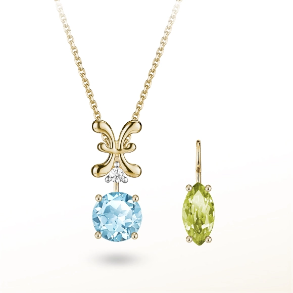 Une collection de bijoux du logo emblématique Bernhard H. Mayer, symbole de qualité et de savoir-faire. 4 1111013001 1
