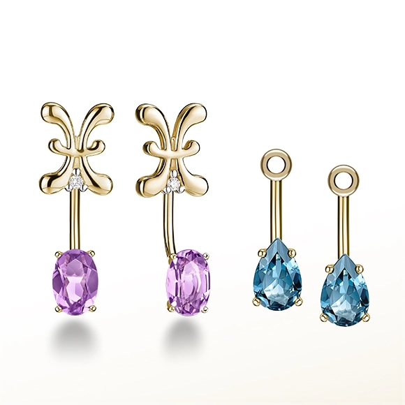 Une collection de bijoux du logo emblématique Bernhard H. Mayer, symbole de qualité et de savoir-faire. 2 1111013004 01 1