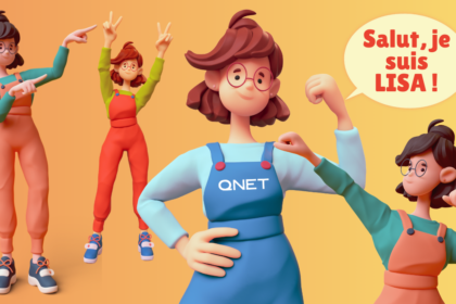 Dites bonjour à Lisa, le chatbot QNET toujours prêt à vous aider.