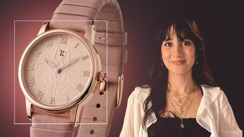 Fatema Tarek El Sayed, de l'Université d'octobre pour les sciences et les arts modernes (MSA) en Égypte, a remporté le concours QNET x Bernhard H. Mayer Open Innovation Challenge avec sa conception de montre, Velora.