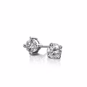 Solitaire Accent Earrings
